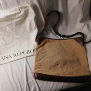BANANA REPUBLIC AOS Leather Tote Bag Shoulder Bag